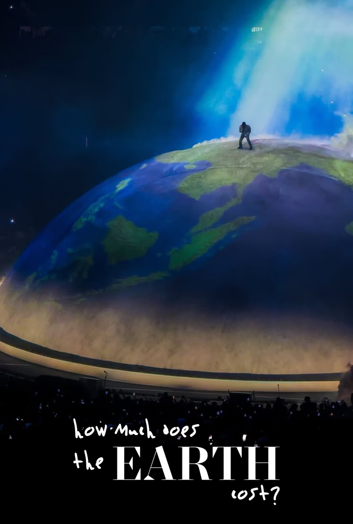 How much does the Earth cost? — concert visual