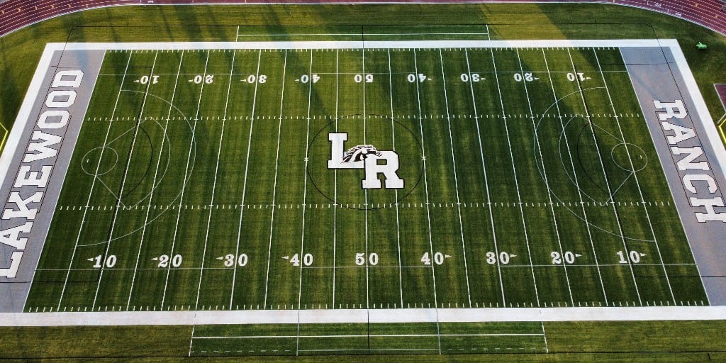 Lakewood Ranch campus signage — midfield