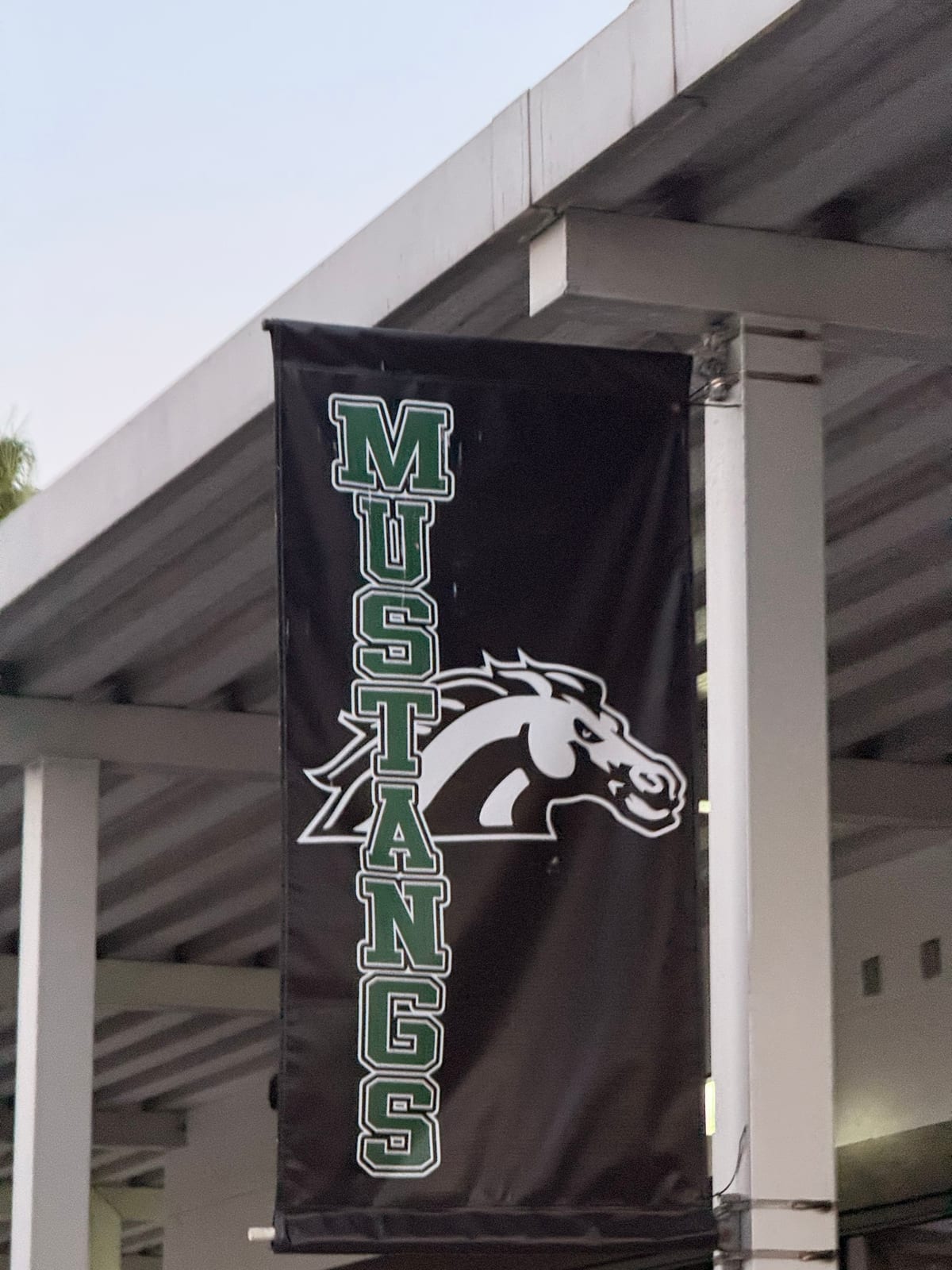 Lakewood Ranch campus signage — pole banner