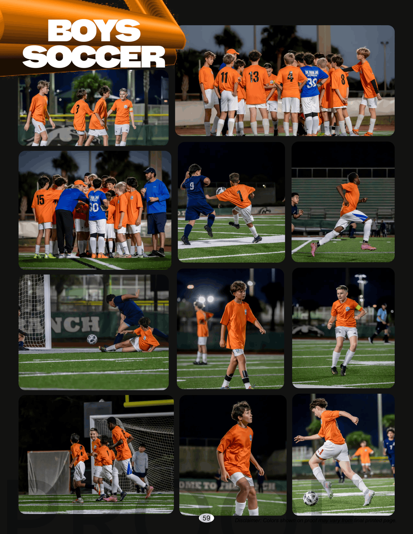 Boys Soccer spread